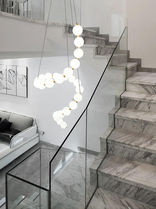 Glass Pearl Necklace Chandelier Arkstarhome