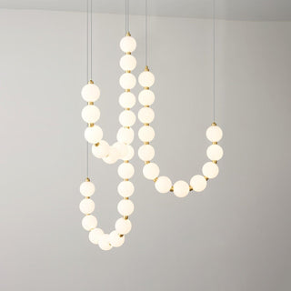 Glass Pearl Necklace Chandelier Arkstarhome