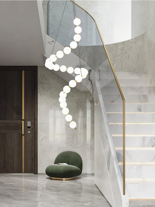 Glass Pearl Necklace Chandelier Arkstarhome