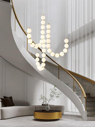 Glass Pearl Necklace Chandelier Arkstarhome