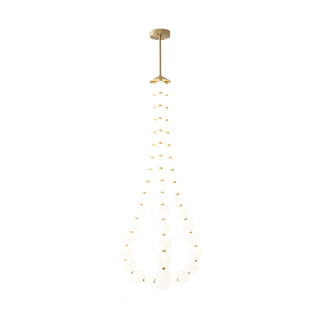 Glass Pearl Necklace Chandelier Arkstarhome