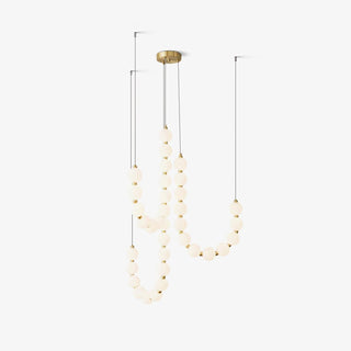 Glass Pearl Necklace Chandelier Arkstarhome