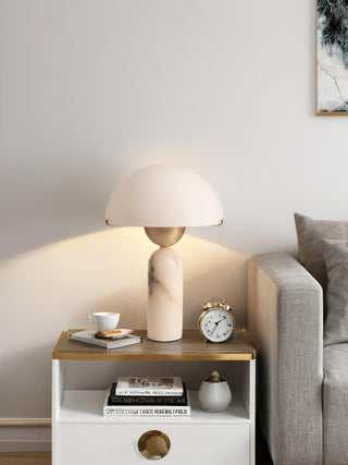 Peono Alabaster Table Lamp Arkstarhome
