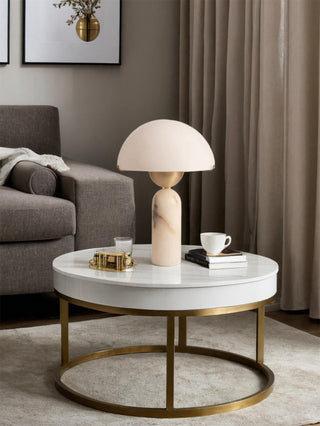 Peono Alabaster Table Lamp Arkstarhome