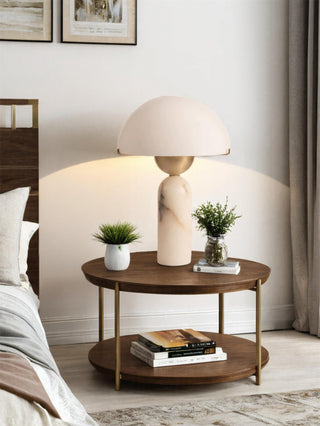 Peono Alabaster Table Lamp Arkstarhome