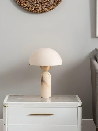 Peono Alabaster Table Lamp Arkstarhome