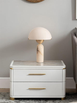 Peono Alabaster Table Lamp Arkstarhome