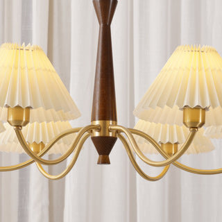 Pleated Chandelier Arkstarhome