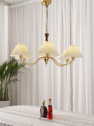 Pleated Chandelier Arkstarhome