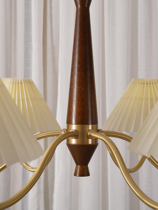 Pleated Chandelier Arkstarhome