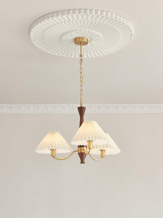 Pleated Chandelier Arkstarhome
