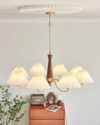Pleated Chandelier Arkstarhome