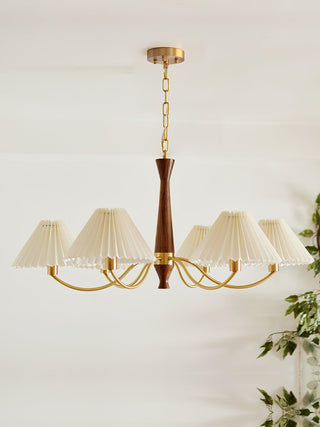 Pleated Chandelier Arkstarhome