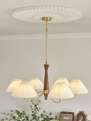 Pleated Chandelier Arkstarhome