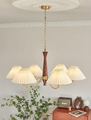 Pleated Chandelier Arkstarhome