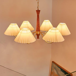 Pleated Chandelier Arkstarhome