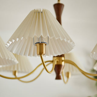Pleated Chandelier Arkstarhome