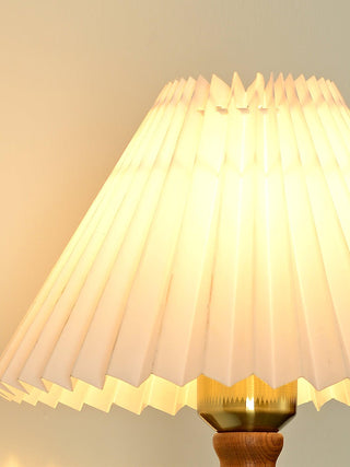 Pleated Walnut Wall Light Arkstarhome