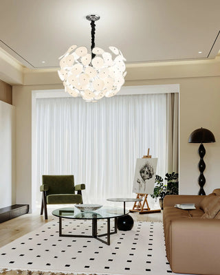 Poppy Glass Chandelier Arkstarhome