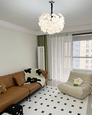 Poppy Glass Chandelier Arkstarhome