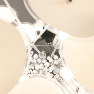 Poppy Glass Chandelier Arkstarhome