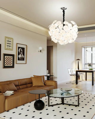 Poppy Glass Chandelier Arkstarhome