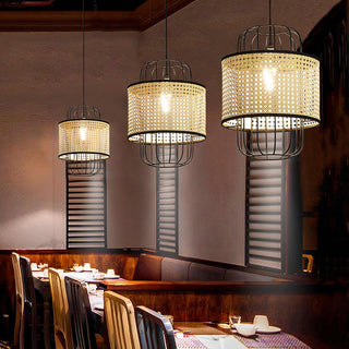 Rattan Aru Pendant Lamp Arkstarhome