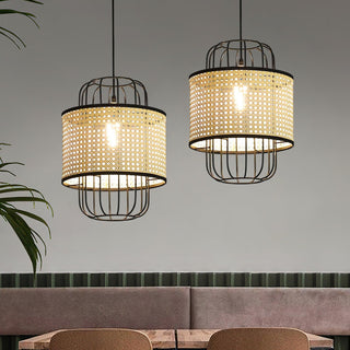 Rattan Aru Pendant Lamp Arkstarhome