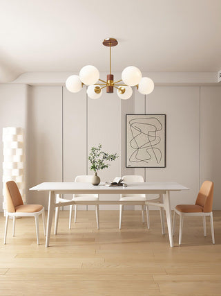 Ribbed Babble Glass Chandelier Arkstarhome