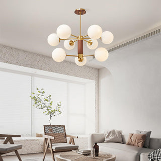 Ribbed Babble Glass Chandelier Arkstarhome