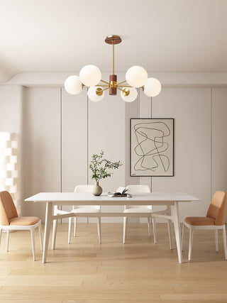 Ribbed Babble Glass Chandelier Arkstarhome