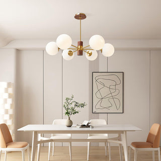 Ribbed Babble Glass Chandelier Arkstarhome