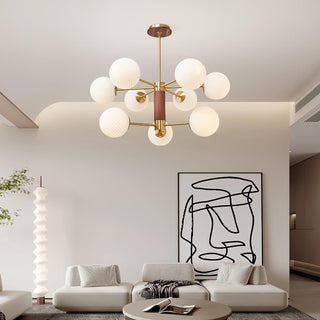 Ribbed Babble Glass Chandelier Arkstarhome