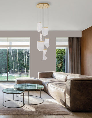 Acrylic LED Chandelier Arkstarhome