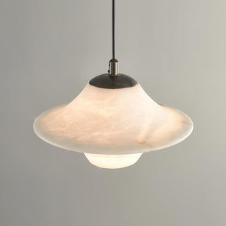 Saucer Alabaster Pendant Light Arkstarhome