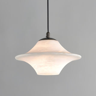 Saucer Alabaster Pendant Light Arkstarhome
