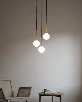 Scandiluxe Brass Pendant Swag Light Arkstarhome