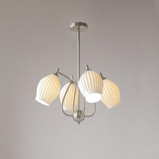 Ceramic Ribbed Chandelier Arkstarhome
