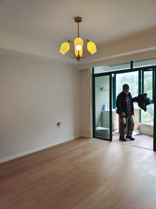 Ceramic Ribbed Chandelier Arkstarhome