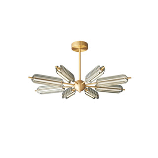 Sputnik Brass Chandelier Arkstarhome