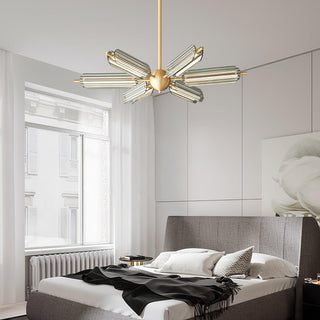 Sputnik Brass Chandelier Arkstarhome
