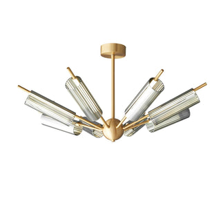 Sputnik Brass Chandelier Arkstarhome