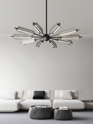 Sputnik Brass Chandelier Arkstarhome