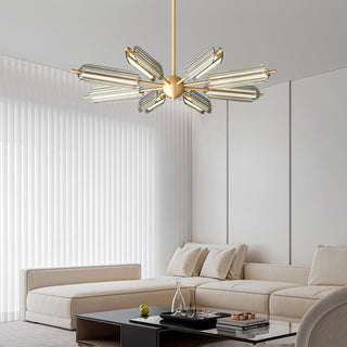 Sputnik Brass Chandelier Arkstarhome
