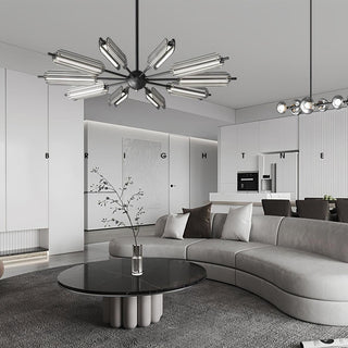 Sputnik Brass Chandelier Arkstarhome