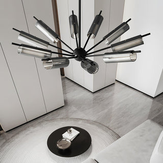 Sputnik Brass Chandelier Arkstarhome