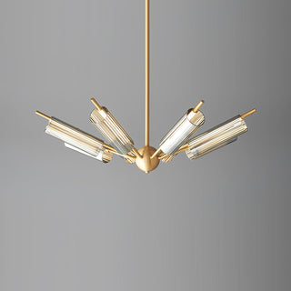 Sputnik Brass Chandelier Arkstarhome