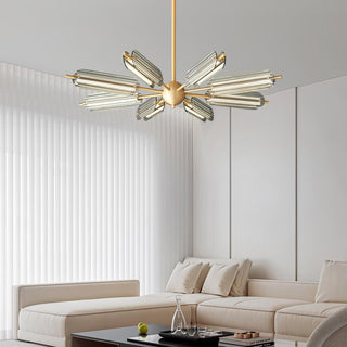 Sputnik Brass Chandelier Arkstarhome
