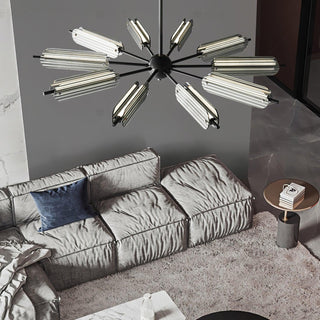 Sputnik Brass Chandelier Arkstarhome