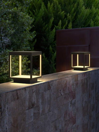Square Frame Post Outdoor Light Arkstarhome